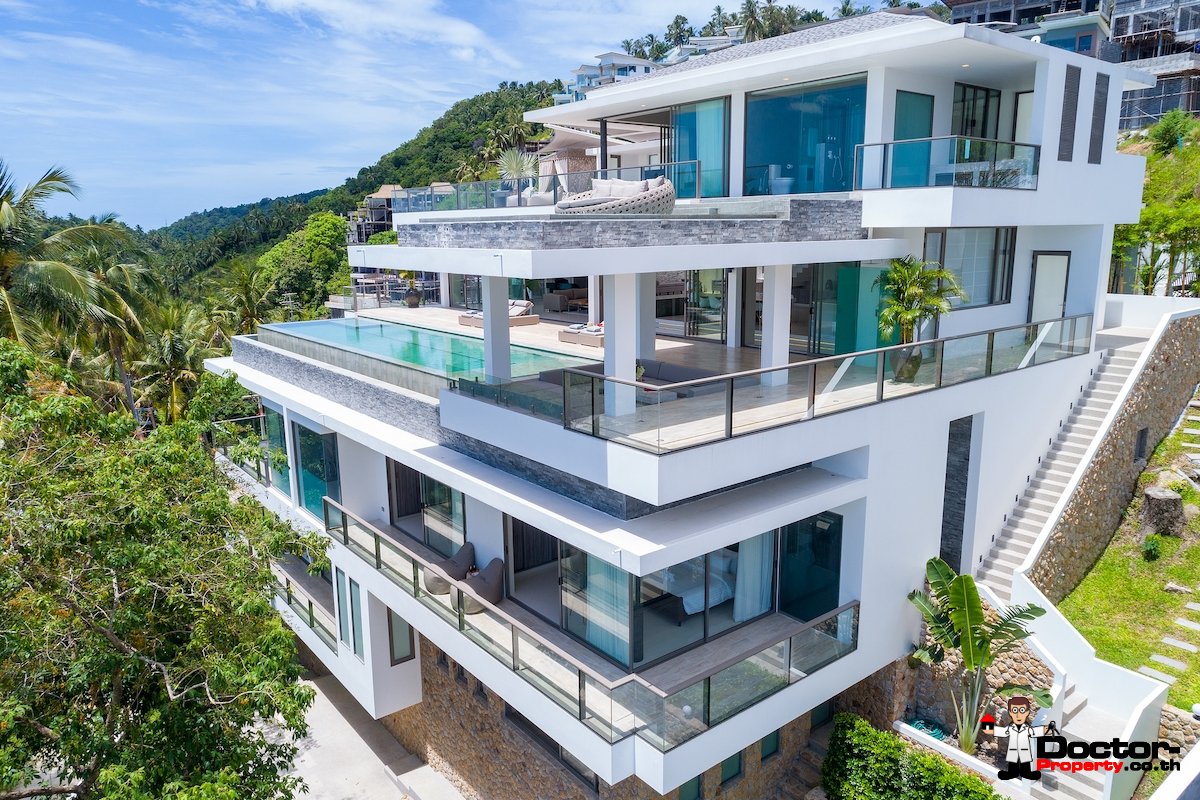 Magnificent Modern Villa with Panoramic Views - Chaweng Noi, Koh Samui - For Sale